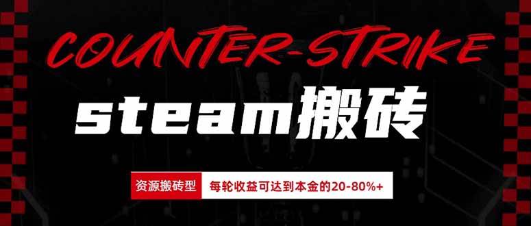 （20275期）Steam搬砖，每轮收益为本金的20-80%，平均每天仅需半小时，新人轻松上手-星空网络