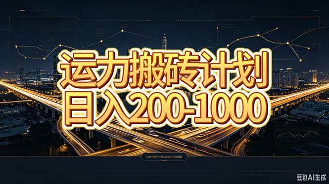 （20283期）运力搬砖，风口项目。当日收益稳定200-1000。 每天仅需一小时，新人轻松上手。-星空网络
