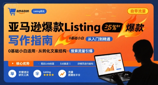 亚马逊爆款Listing写作方法，亚马逊0基础小白也能写爆款自带流量的Listing-星空网络