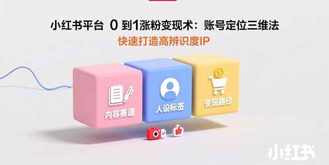 （15656期）小红书平台0到1涨粉变现术：账号定位三维法，快速打造高辨识度IP-星空网络