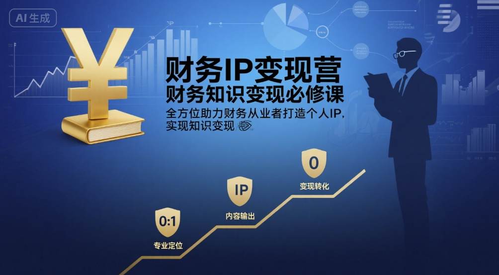 财务IP变现营，财务知识变现必修课，全方位助力财务从业者打造个人IP，实现知识变现-星空网络