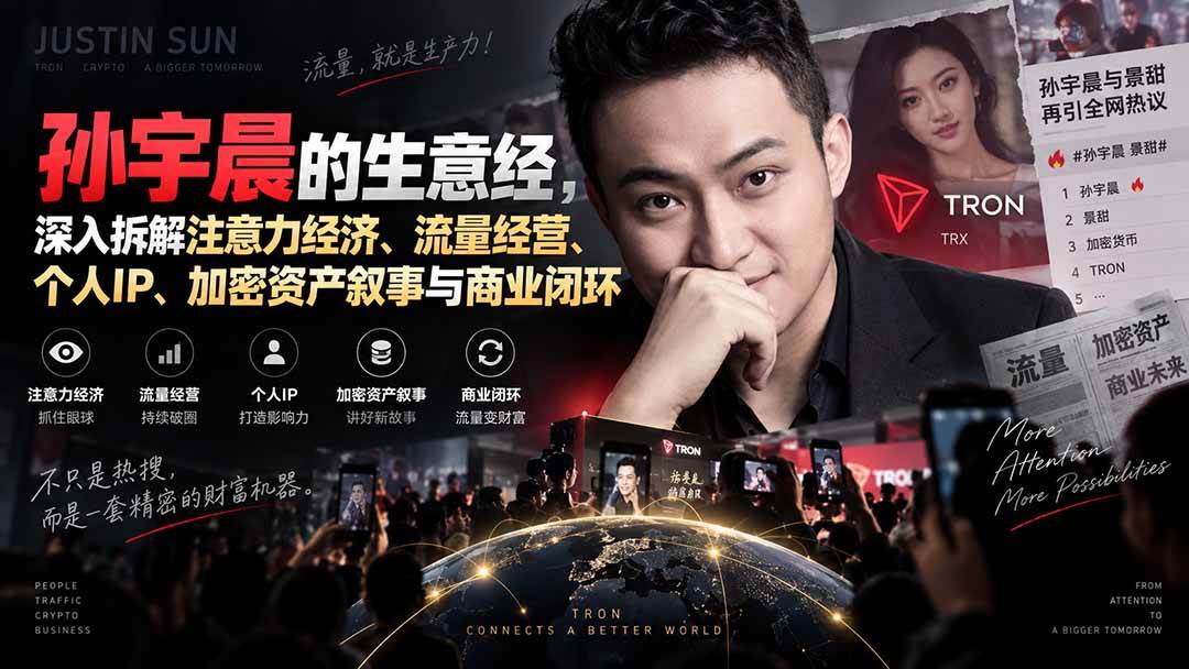 （20290期）某星球精华文章——孙宇晨的生意经，深入拆解注意力经济、流量经营、个人IP、加密资产叙事与商业闭环-星空网络