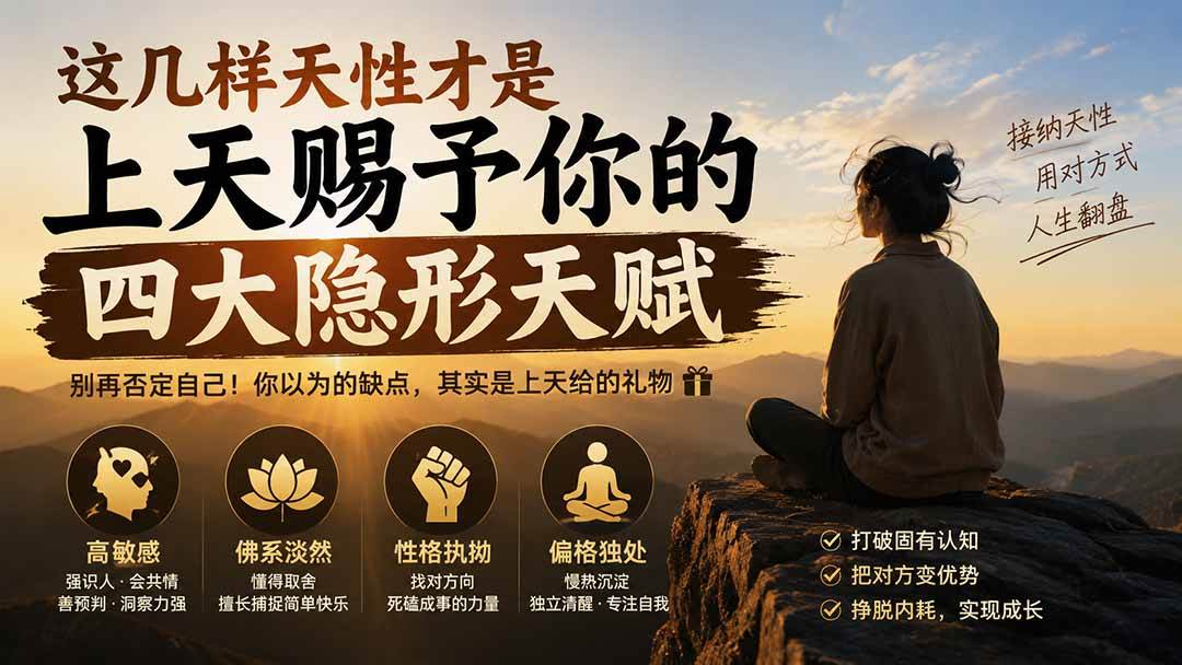（19984期）付费文章：这几样天性才是上天赐予你的四大隐形天赋-星空网络