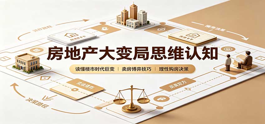 房地产大变局思维认知：读懂楼市时代巨变，卖房博弈技巧，理性购房决策-星空网络