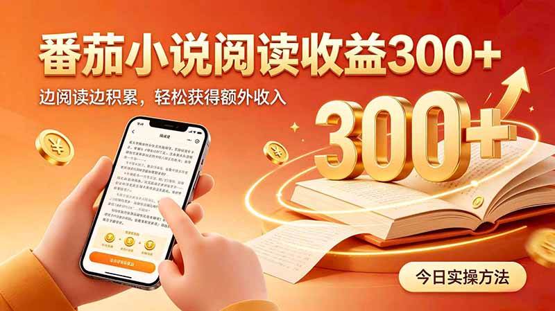 （20269期）全自动番茄挂机玩法，日入300+边阅读边积累，轻松获得额外收入-星空网络
