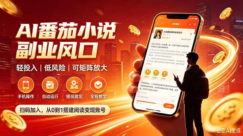 （20277期）AI番茄全自动挂机｜24小时躺赚副业，轻投入|低风险|可矩阵放大-星空网络