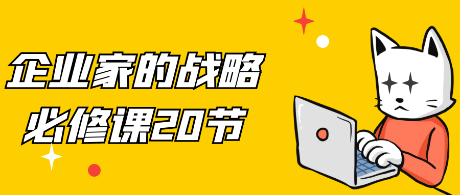 企业家的战略必修课20节-星空网络