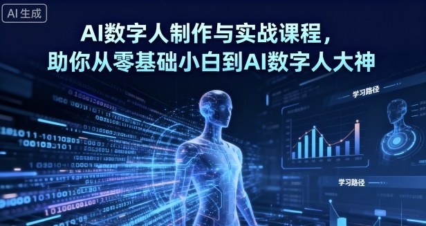 AI数字人制作 从零基础到大神-星空网络
