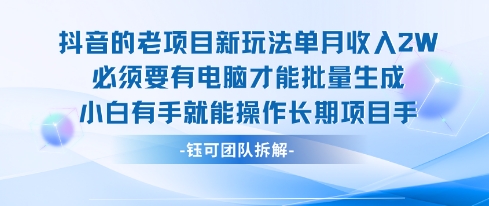 老项目新玩法单月收入2W小白有手就能操作长期项目-星空网络