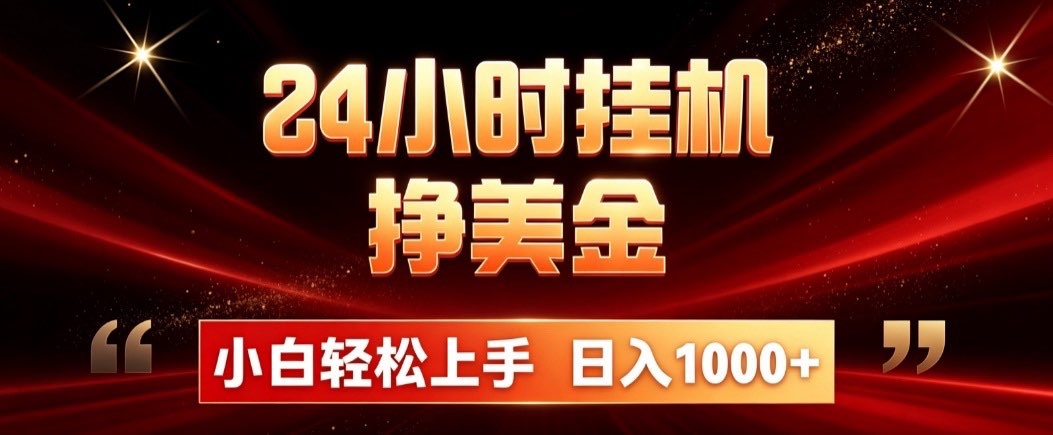 24小时挂机挣美金，简单易操作，小白轻松上手，日入1000+-星空网络