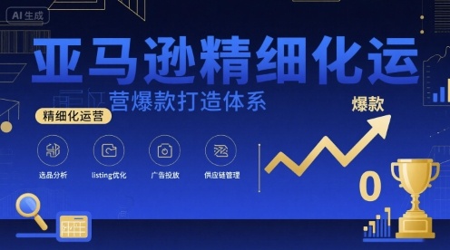 亚马逊精细化运营爆款打造体系，视频课+全套资料文档-星空网络