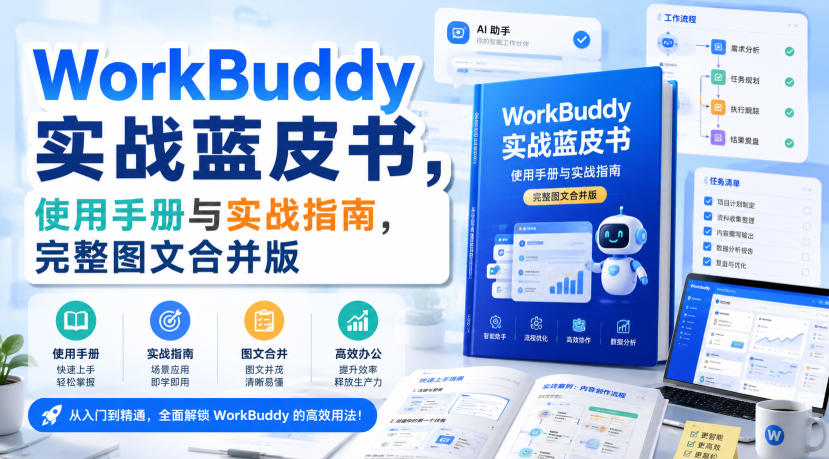 WorkBuddy实战蓝皮书，使用手册与实战指南，完整图文合并版-星空网络