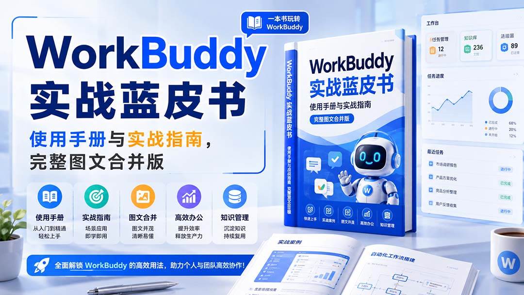 （20106期）WorkBuddy实战蓝皮书，使用手册与实战指南，完整图文合并版-星空网络