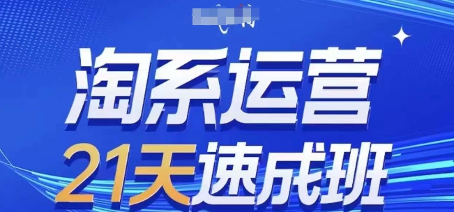 淘系运营21天速成班，0基础轻松搞定淘系运营，不做假把式，快速复制落地(更新26年8月)-星空网络