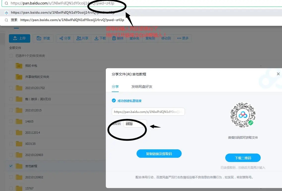 一段代码取消百度网盘密码-星空网络