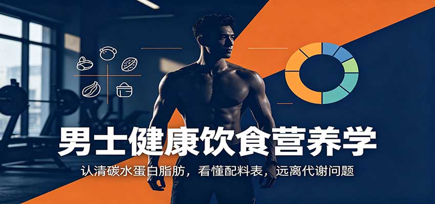 男士健康饮食营养学：认清碳水蛋白脂肪，看懂配料表，远离代谢问题-星空网络