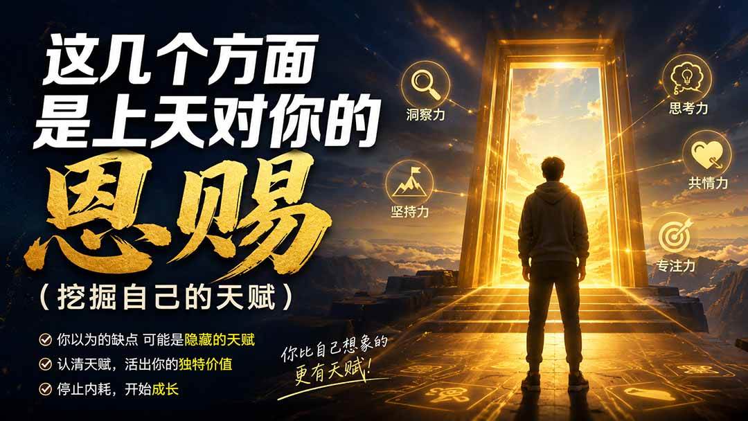 （19964期）付费文章：这几个方面是上天对你的恩赐（挖掘自己的天赋）-星空网络