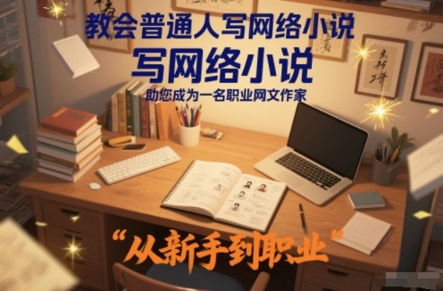 教会普通人写网络小说,助您成为一名职业网文作家 教会普通人写网络小说,助您成为一名职业网文作家