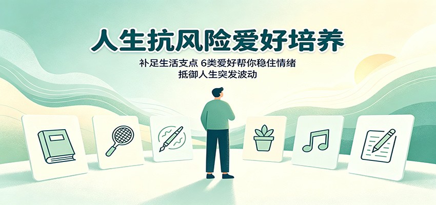 人生抗风险爱好培养：补足生活支点，6类爱好帮你稳住情绪，抵御人生突发波动-星空网络