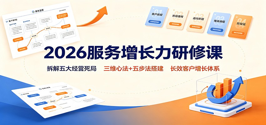2026服务增长力研修课：拆解五大经营死局，三维心法+五步法搭建长效客户增长体系-星空网络