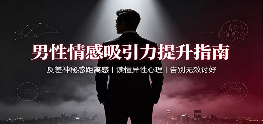 男性情感吸引力提升指南：反差神秘感距离感，读懂异性心理，告别无效讨好-星空网络
