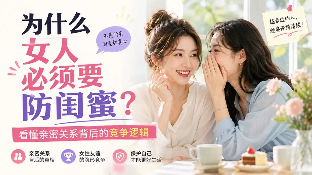 付费文章：为什么女人必须要防闺蜜？看懂亲密关系背后的竞争逻辑-星空网络